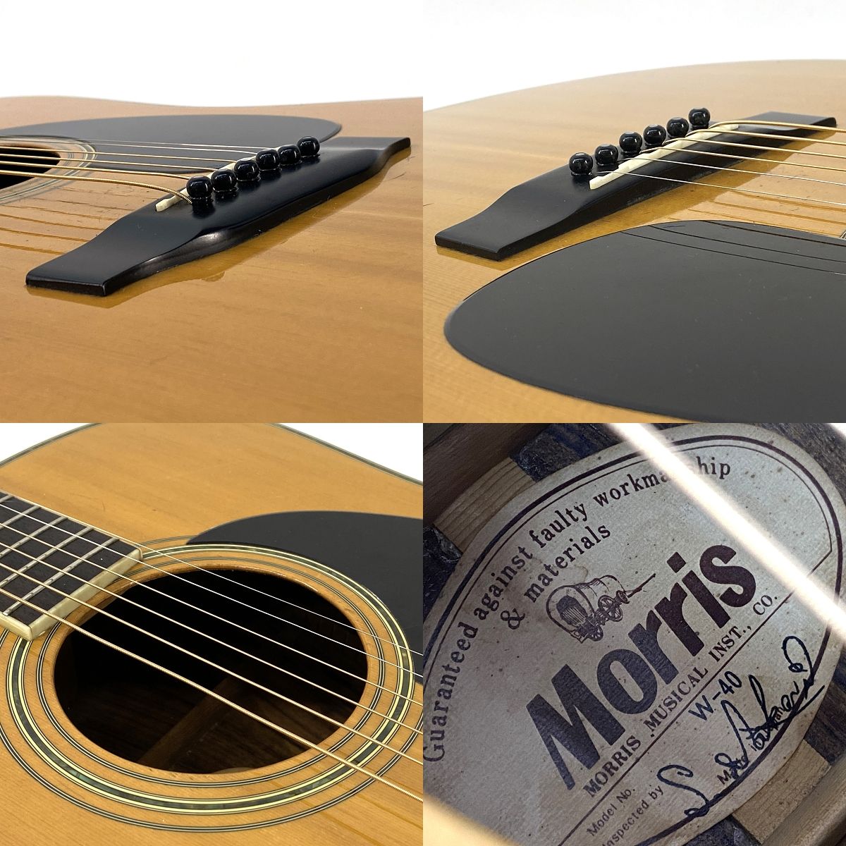 Morris モーリス W-40 ナチュラル アコギ アコースティックギター 