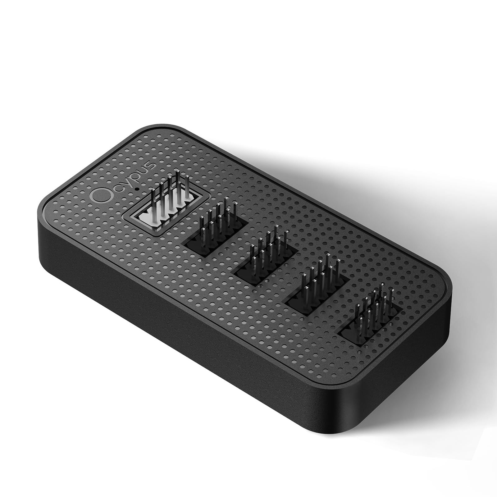 Ocypus Delta EU04 BK 内蔵USBハブ、マザーボード用9ピンコネクタ対応USB 2.0ポート4基拡張、安定したSATA電源 ...