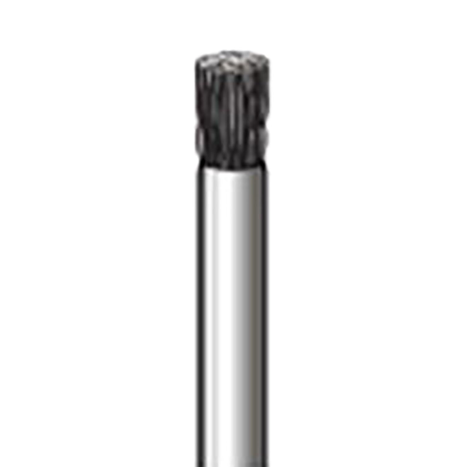 新品 ナカニシ 50523/ステンレスブラシ エンド 5本入 入数：5、形状：エンド型、外径(φ)：3mm、長さ：5mm、軸径(φ)：3mm、全長：52mm、最高回転数(min-1)：15000、毛材：ステンレス、線径(φ)：0.1mm