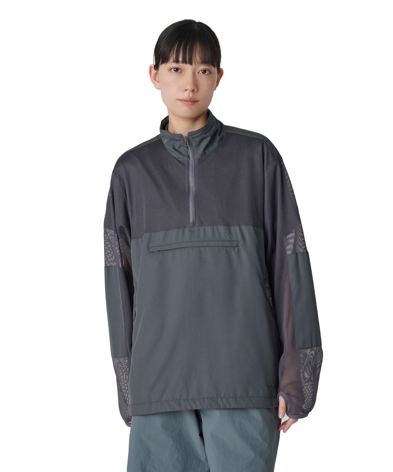 新品 [スノーピーク] 虫よけジャケットInsect Shield Mesh Pullover size XLCHARCOALJK-25SU011フェス キャンプ アウトドア