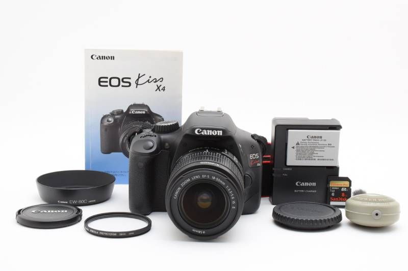 カメラ Canon EOS Kiss X4 デジタル一眼レフカメラキット美品