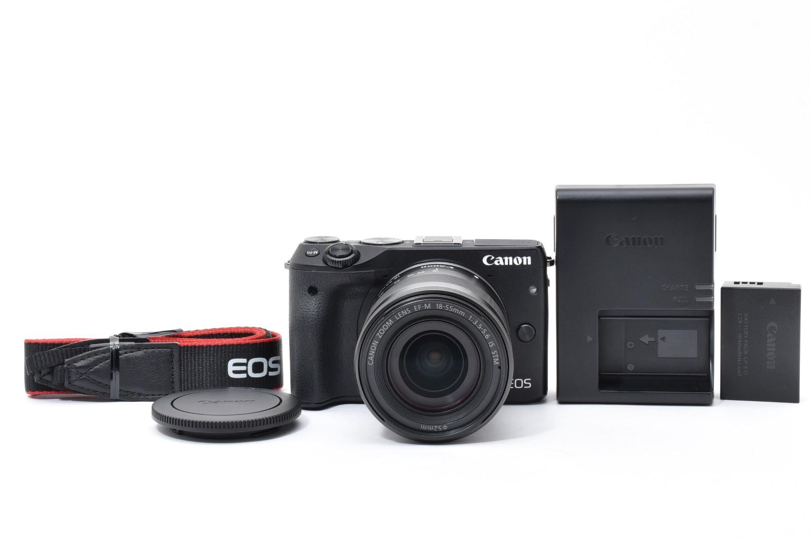 返品保証】☆美品☆キヤノン Canon EOS M3 レンズキット EF-M 18-55mm