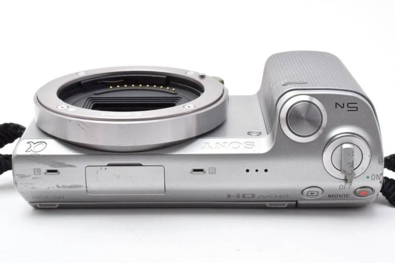 実用品】Sony ソニー NEX-5N ボディ シルバー ミラーレス一眼カメラ