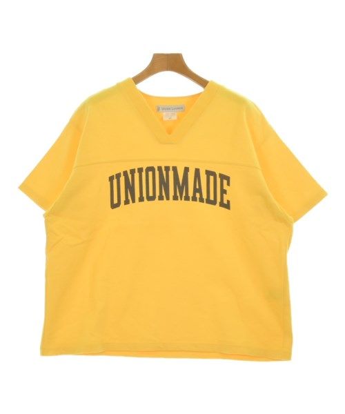 UNION LAUNCH ユニオンランチ Tシャツ・カットソー FREE 黄 【古着】【中古】 UNION LAUNCH Tシャツ・カットソー レディース 【古着】【中古】【送料