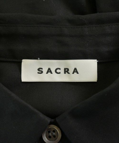 SACRA サクラ カジュアルシャツ M グレー 【古着】【中古】【送料無料】 SACRA - SACRA サクラ カジュアルシャツ M グレー 【古着】【中古
