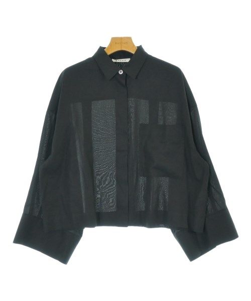 SACRA サクラ カジュアルシャツ M 黒 【古着】【中古】【送料無料】 SACRA カジュアルシャツ レディース 【古着】【中古】【送料無料