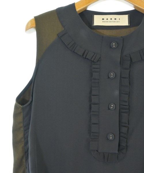 MARNI マルニ ブラウス M 黒 【古着】【中古】【送料無料】 MARNI - MARNI マルニ ブラウス S カーキ 【古着】【中古】【送料無料