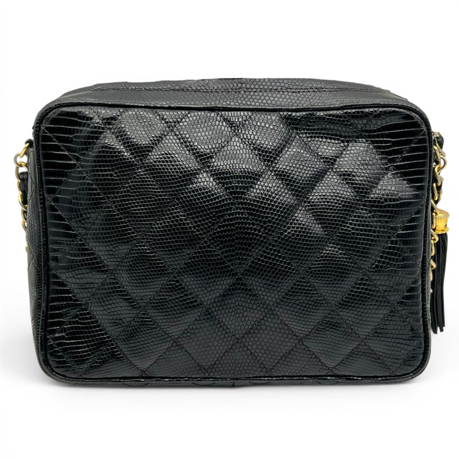 CHANEL シャネル マトラッセ チェーンショルダー ココマーク リザード