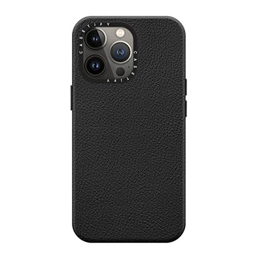 CASETiFY ペブル iPhone 13 Pro ケース [1.5mからの落下試験をクリア/MagSafe対応] - ジェットブラック