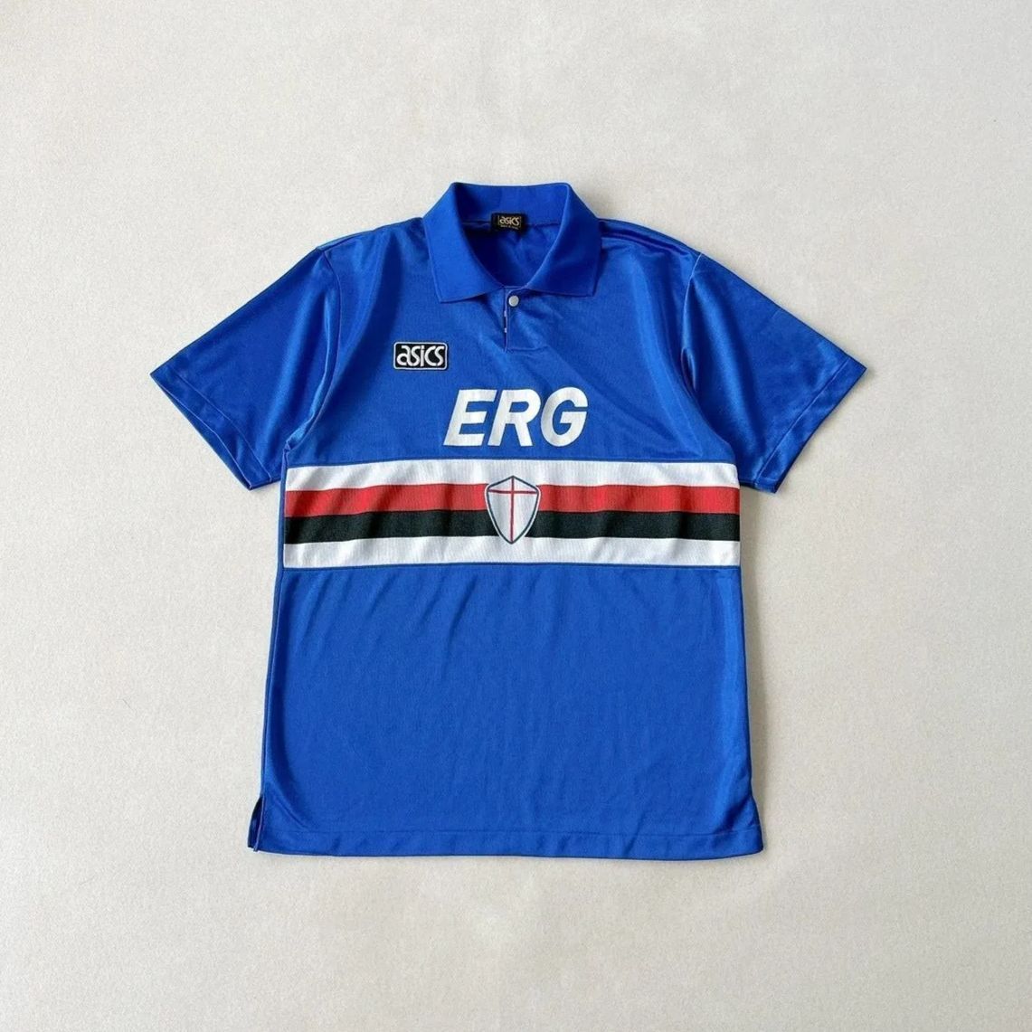 90s UC Sampdoria Vintage Jersey / asics Made in Japan / ERG / Blue