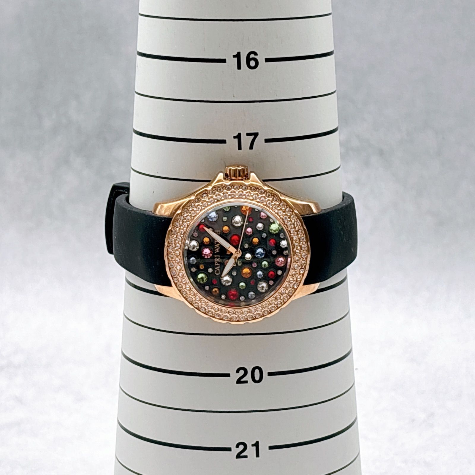 CAPRIWATCH カプリウォッチ キラキラ 腕時計 CAPRI WATCH カプリウォッチ レディース腕時計 クォーツ 新品電池交換