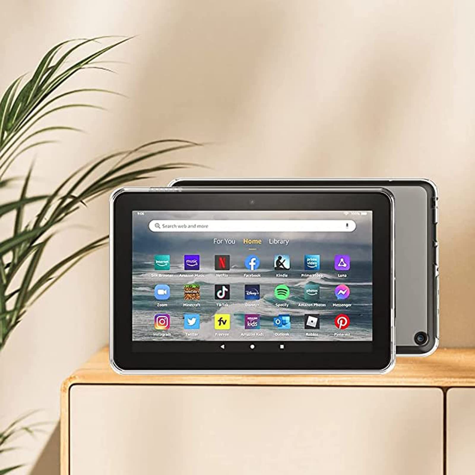 Amazon fire hd8ケース、保護ガラス付き Amazon.co.jp: For Fire HD 8 2024/2022/2020 ケース Amazon Fire HD 8
