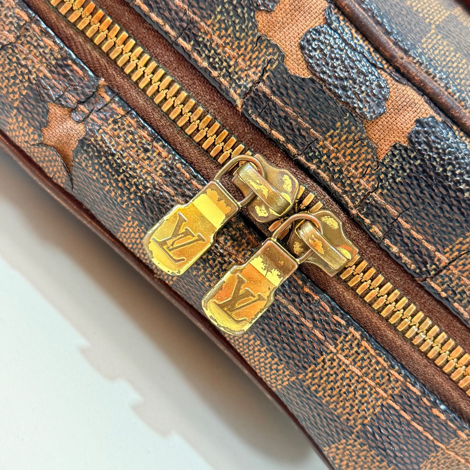 LOUIS VUITTON ルイヴィトン ダミエ オラフPM ショルダーバック - メルカリ