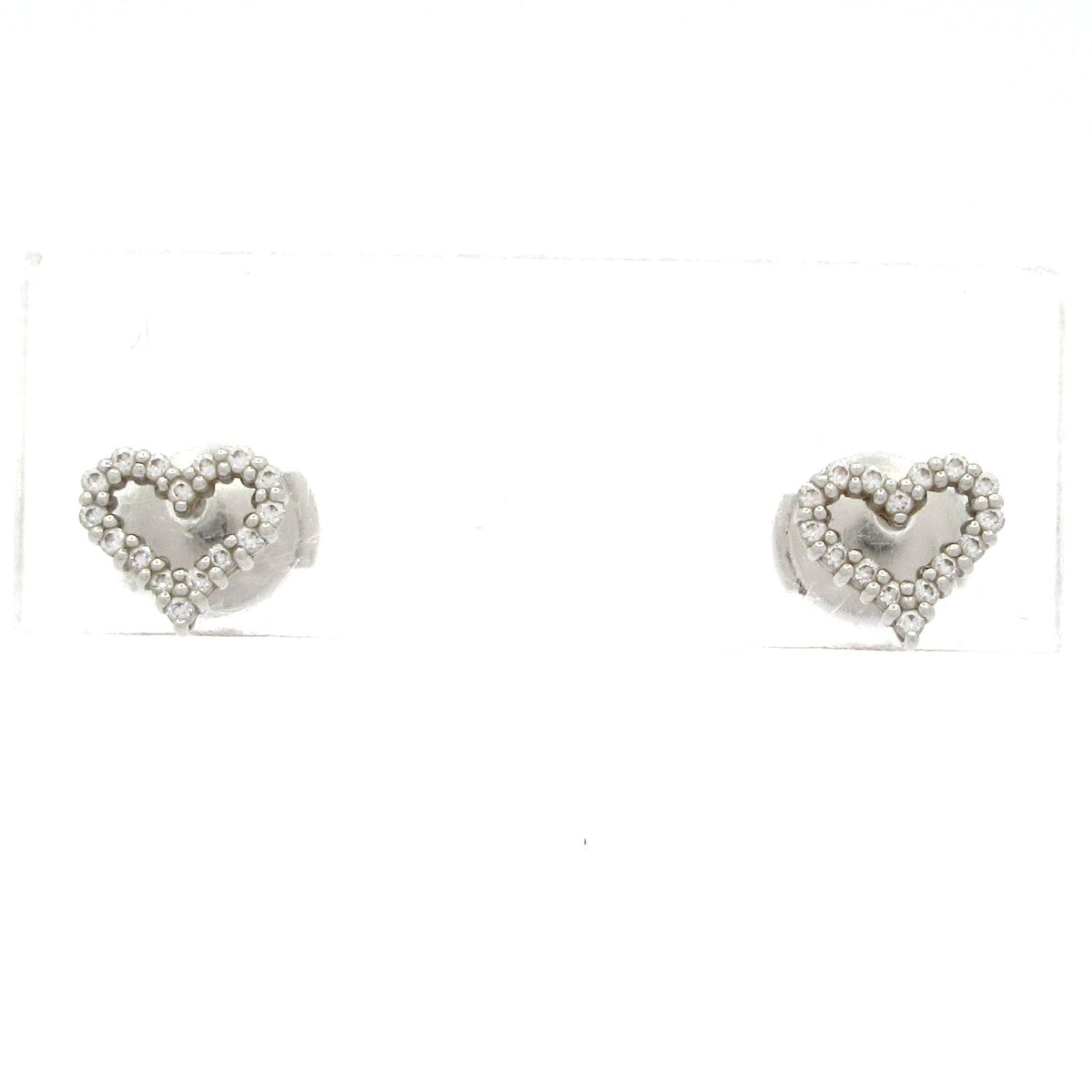 TIFFANY&Co.(ティファニー) ピアス センチメンタル Pt950×ダイヤモンド ハート