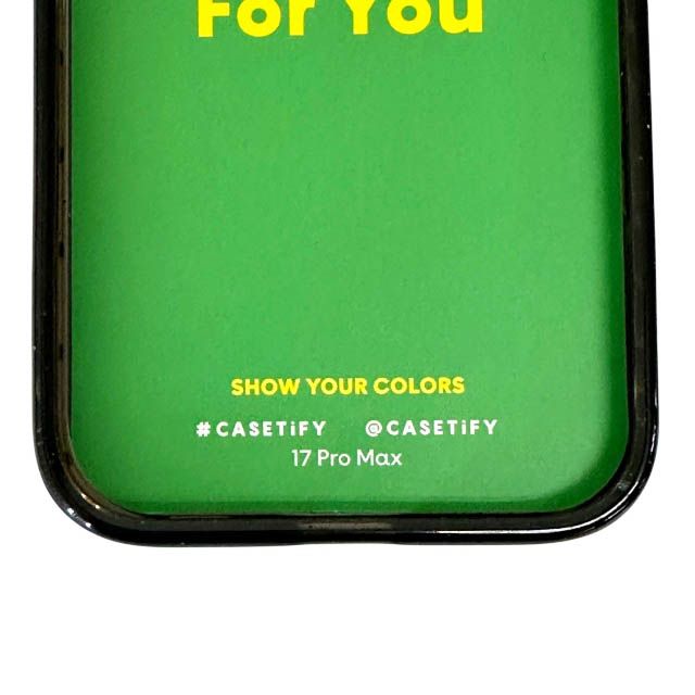GOD SELECTION XXX × CASETiFY × fragment iPhone17 PRO MAXケース 青