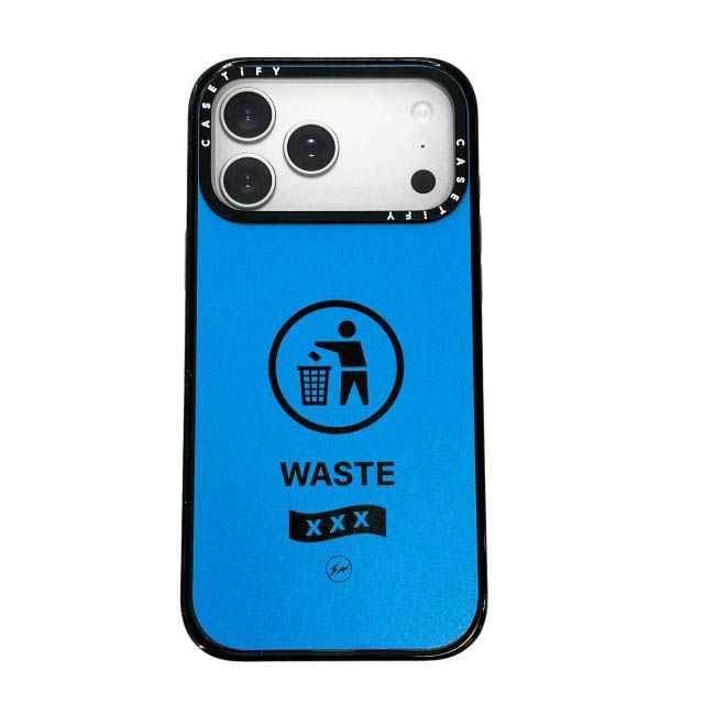 GOD SELECTION XXX × CASETiFY × fragment iPhone17 PRO MAXケース 青