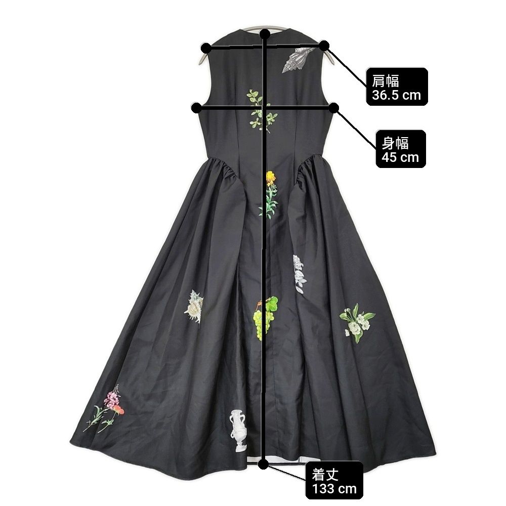 Ameri VINTAGE ELEANOR LINEN LIKE DRESS 01410580770 サイズM 定価 