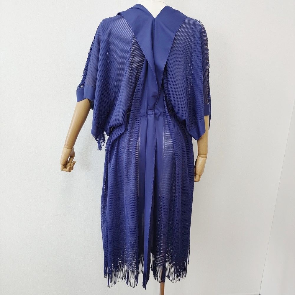 ISSEY MIYAKE A-POC フリンジ メッシュ 羽織り ローブ IM11KH050