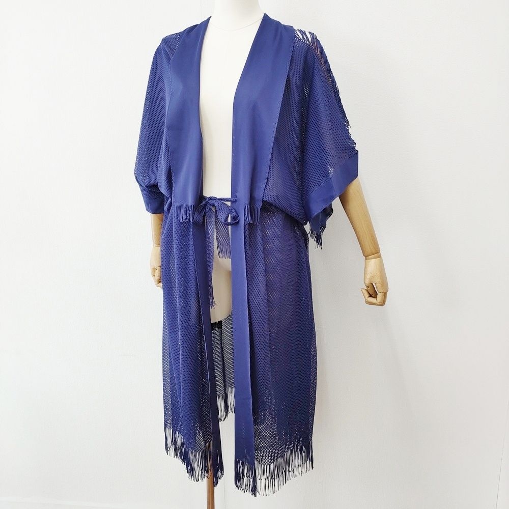 ISSEY MIYAKE A-POC フリンジ メッシュ 羽織り ローブ IM11KH050