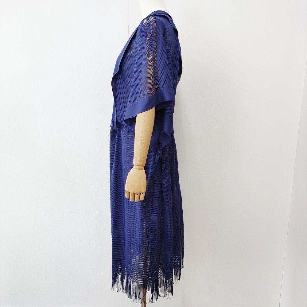 ISSEY MIYAKE A-POC フリンジ メッシュ 羽織り ローブ IM11KH050