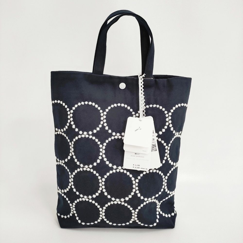 mina perhonen 未使用品 kanssa tote M tambourine 刺繍 ada7295p