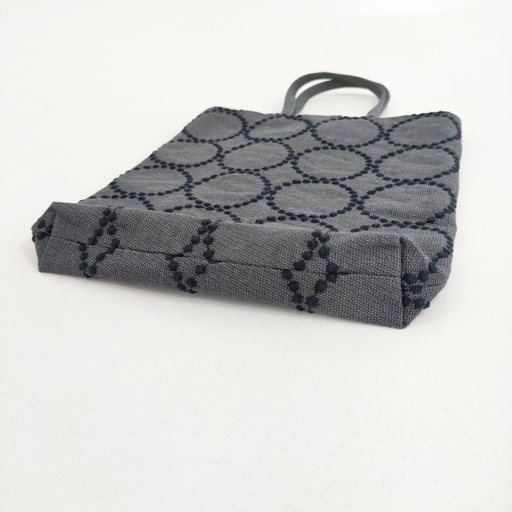 minä perhonen puisto bag チャコールグレー mina perhonen toast bag トーストバッグ tambourine 刺繍 定価7700円
