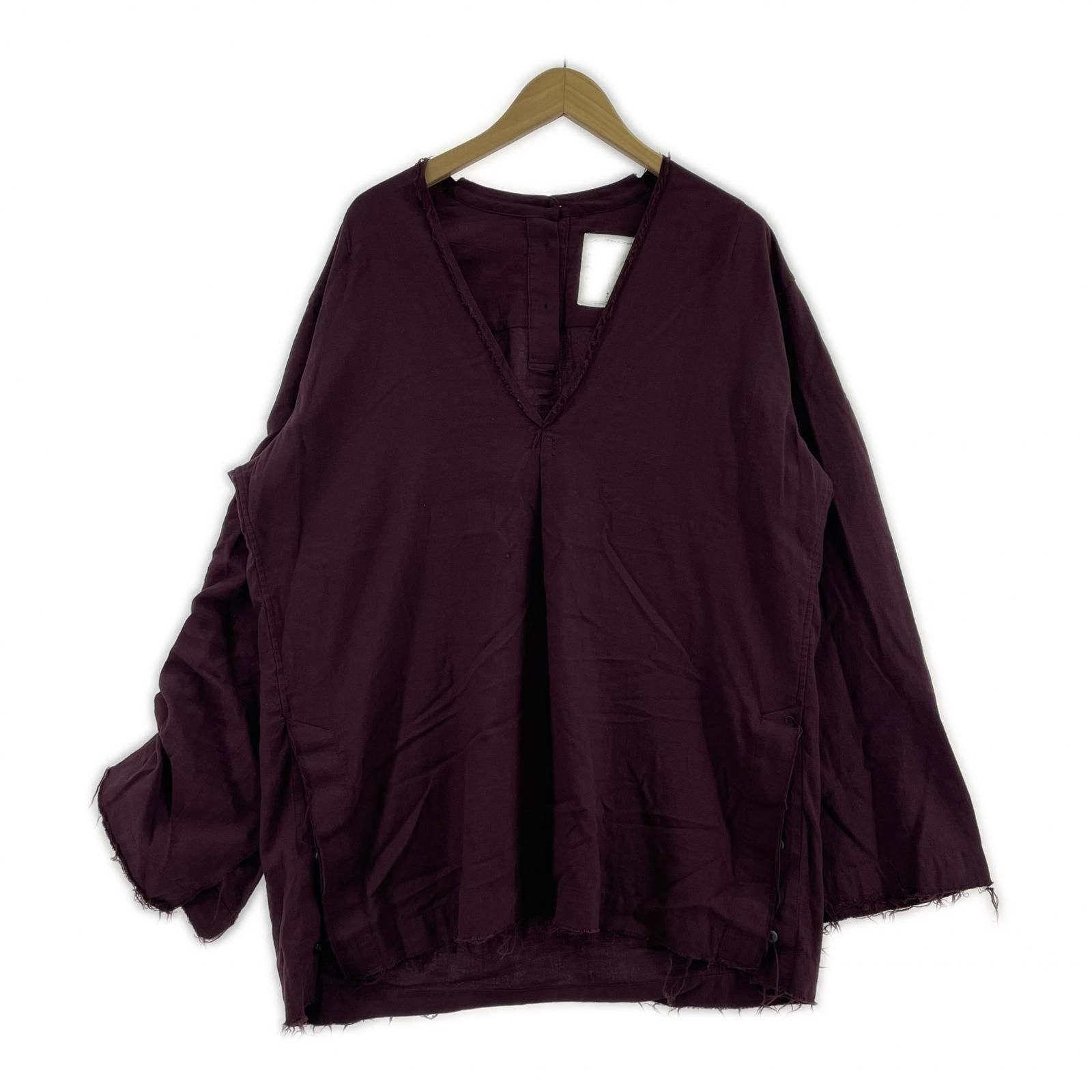 BLACKBIRD 25AW プルオーバーカットオフシャツ