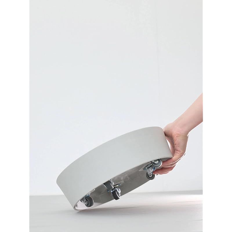 【新品】 ECOPOTS キャスター付き 鉢皿 Amsterdam 外径34.1cm おしゃれ 軽い 大型 受け皿 移動式 インテリア ホワイトグレー エコポッツ AND PLANTS アンドプランツ 1