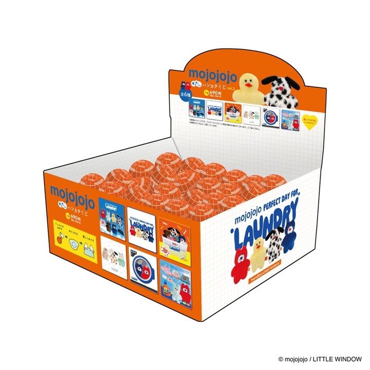【未開封】LAUNDRY ギュギュっと！ハンカチくじ vol.2 / mojojojo 1BOX 32個入り＋サンプル