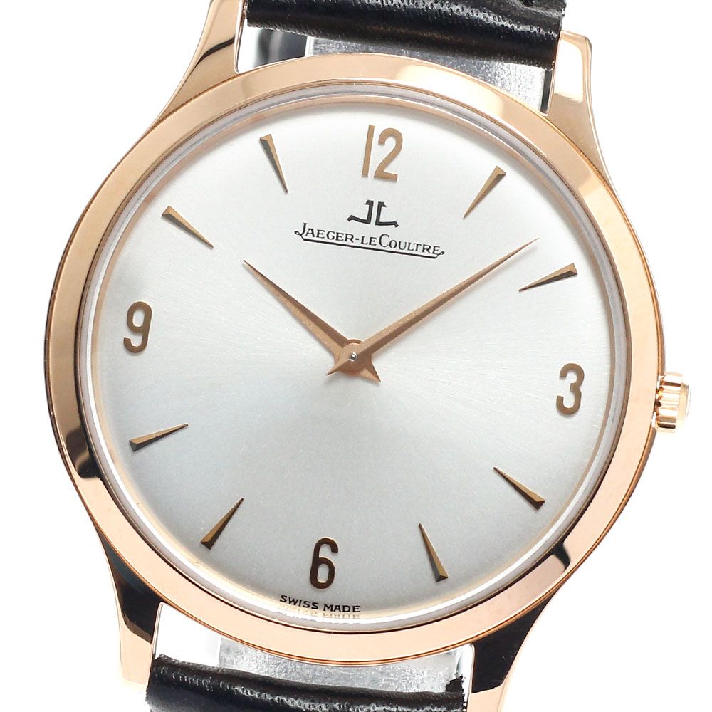 ジャガー・ルクルト JAEGER-LECOULTRE 145.2.79.S/Q1452504 マスターウルトラシン K18PG 手巻き メンズ 美品 _954029