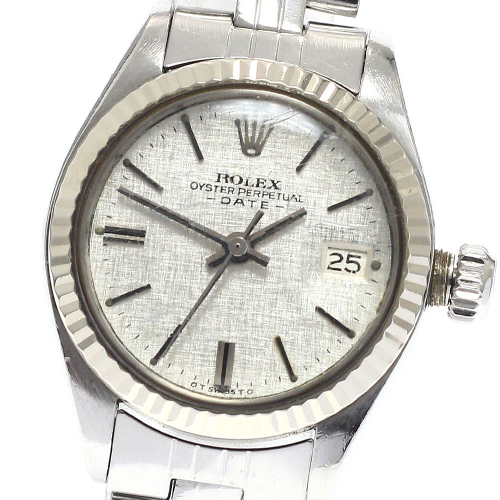 訳あり ロレックス ROLEX 6917 オイスター パーペチュアル デイト WG