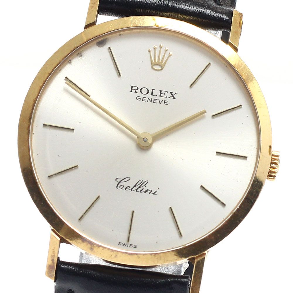 ロレックス ROLEX 4112 チェリーニ K18YG Cal.1601 手巻き メンズ 保証書付き_951967