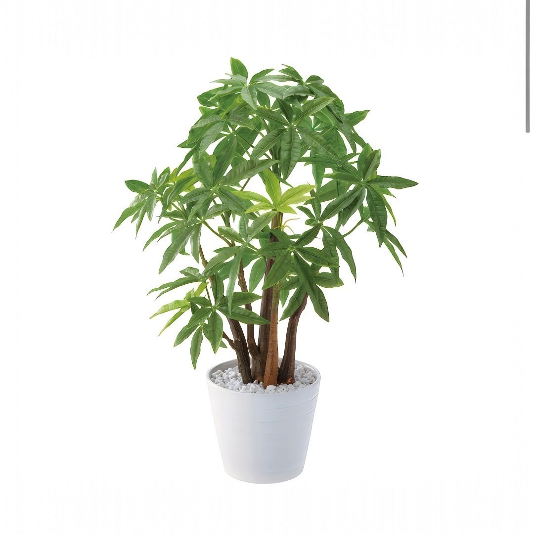 光触媒　人工観葉植物　ウォールグリーン　フェイクグリーン　パキラポット1.8m 光触媒 人工観葉植物 ウォールグリーン フェイクグリーン パキラ中