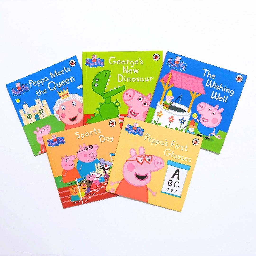 Peppa Pig 青ボックス ペッパピッグ 青箱 英語絵本50冊 洋書 おうち
