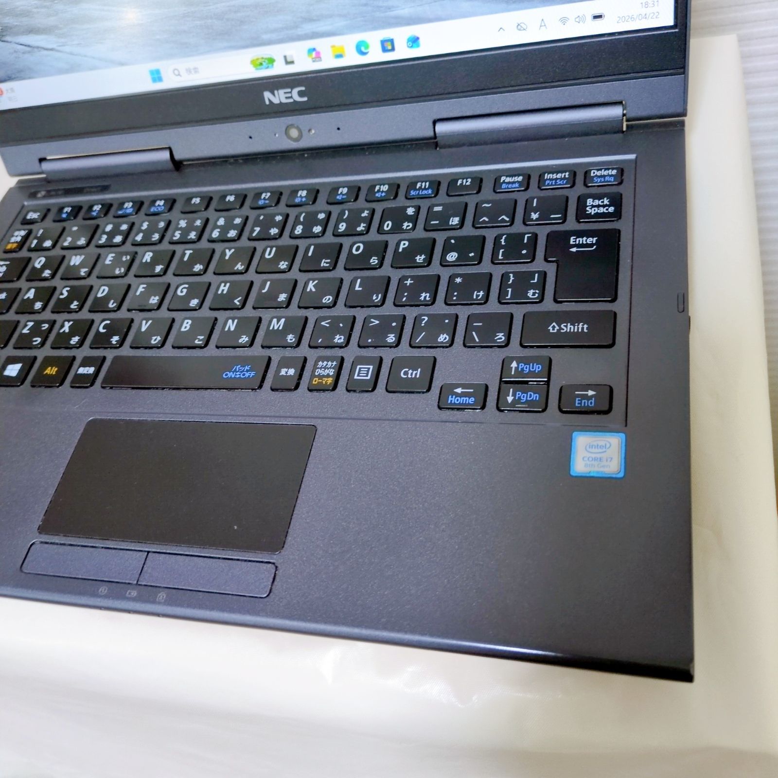 初心者OK】NEC Core i7 SSD256GB Win11ノートPC - メルカリ