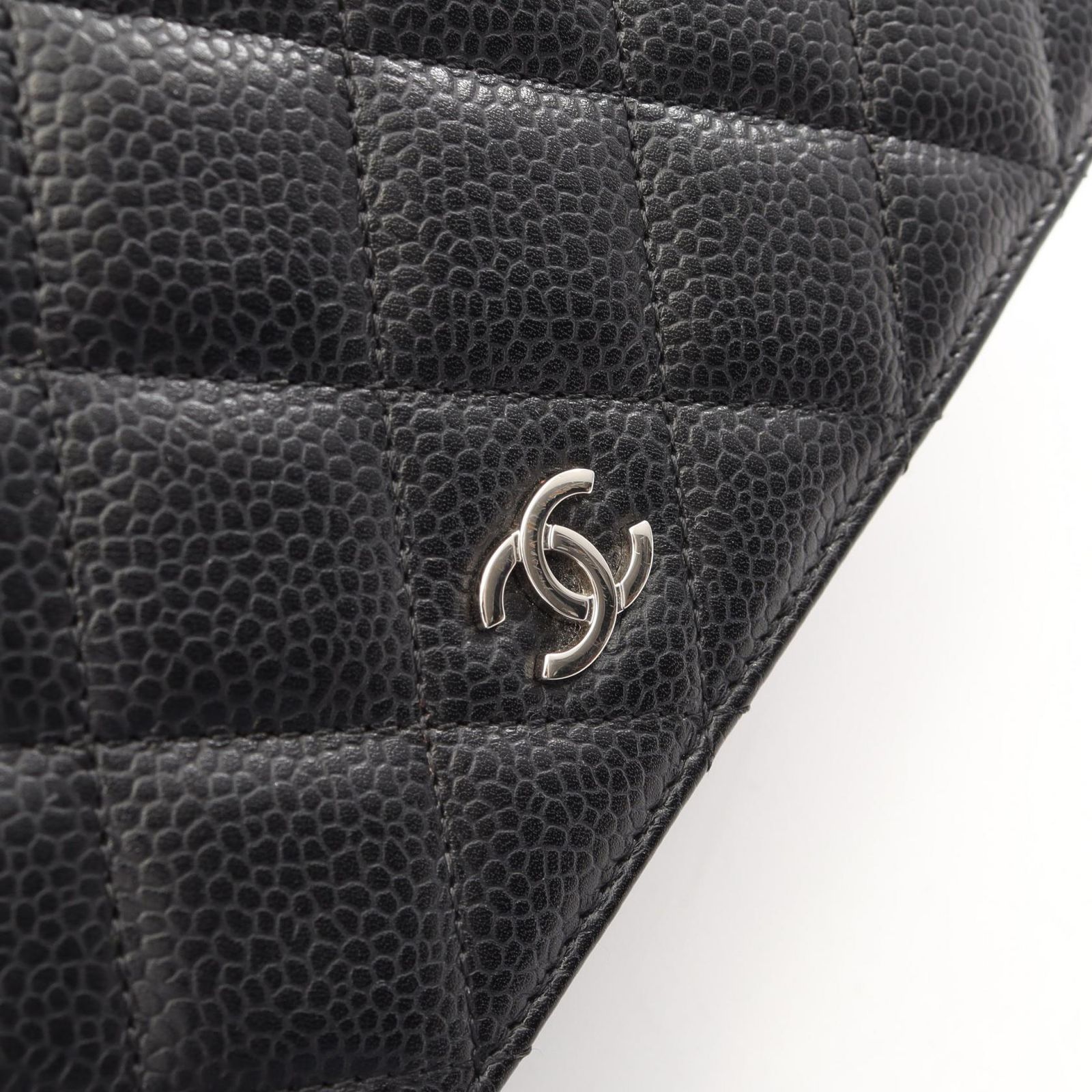 シャネル CHANEL マトラッセ チェーンショルダー ショルダーバッグ バッグ キャビアスキン(グレインドカーフ) レディース ブラック系 A23057 【中古】 CHANEL - シャネル CHANEL マトラッセ チェーンショルダー ショルダー