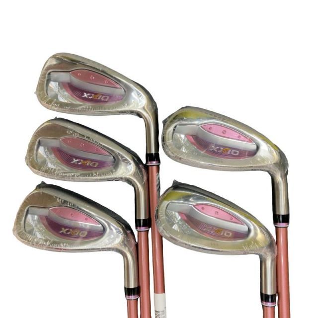 【中古】 ダンロップ XXIO(2024) 5S(ボルドー) レディース アイアンセット IR XXIO MP1300L(IR) ボルドー (フレックスA) レディース 女性用 右利き 右用 Aランク ゴルフクラブ