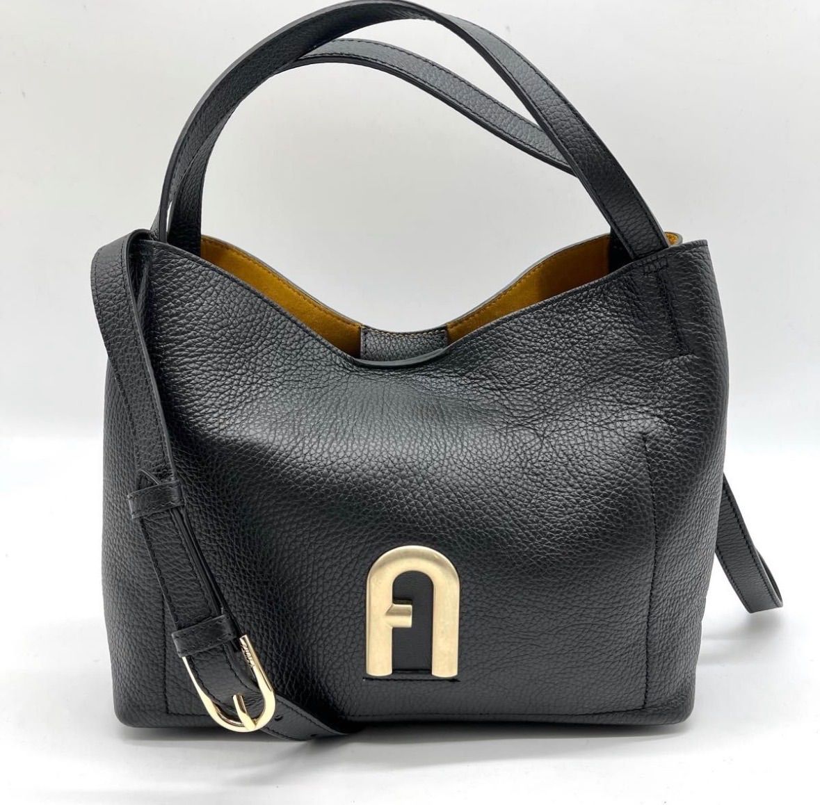 使用数回 極美品◎ FURLA フルラ PRIMULA S HOBO TOTE BAG プリムラ 
