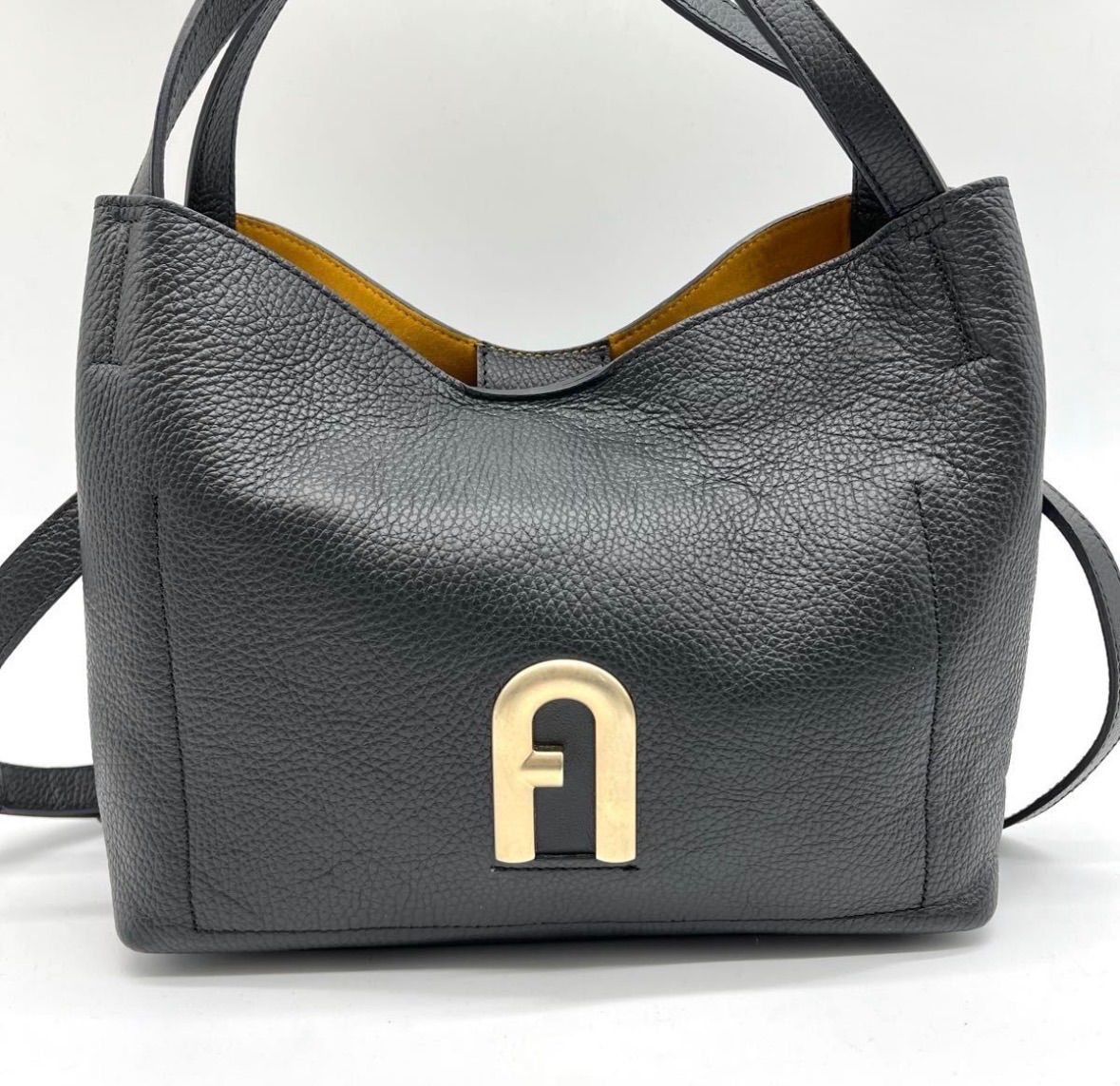 使用数回 極美品◎ FURLA フルラ PRIMULA S HOBO TOTE BAG プリムラ