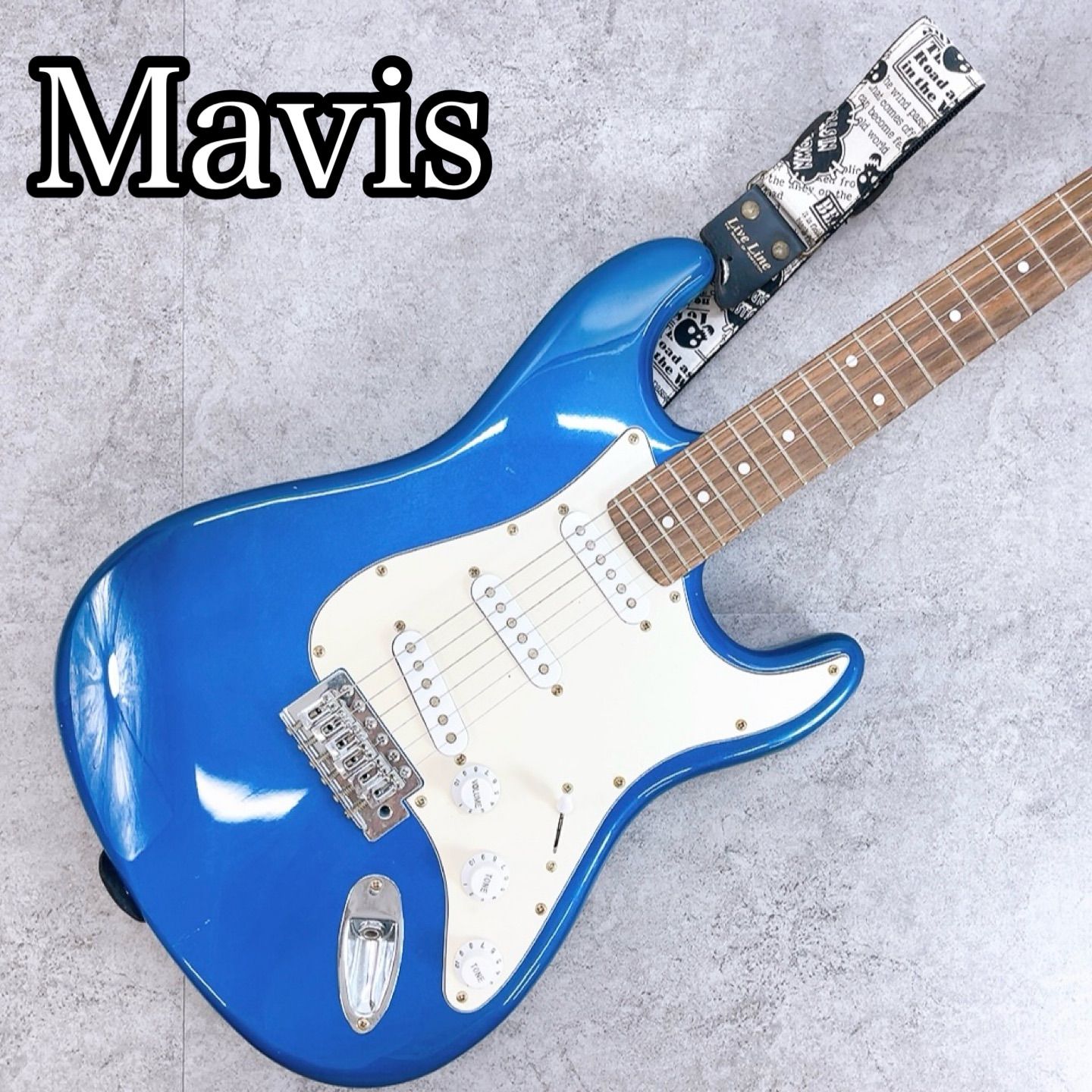 H-1217 Mavis メイビス エレキギター ストラトキャスタータイプ ブルー