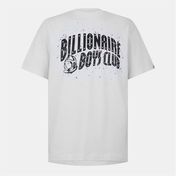 ビリオネアボーイズクラブ メンズ トップス Tシャツ ロゴ BILLIONAIRE BOYS CLUB Embellished Arch Logo TShirt White ホワイト