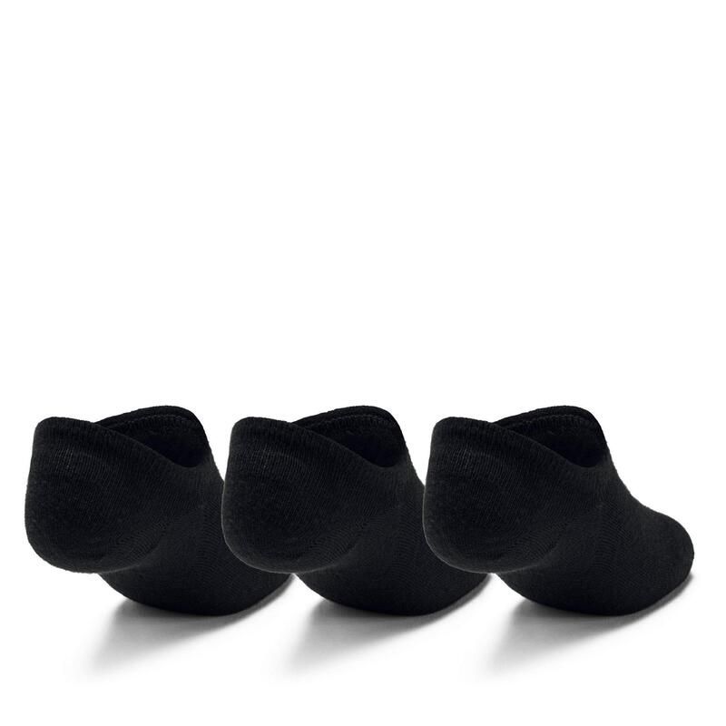 アンダーアーマー メンズ アンダーウェア 靴下 Under Armour Armour Ua Essential Ultralowtab 3pk Trainer Sock Unisex Adults Black ブラック