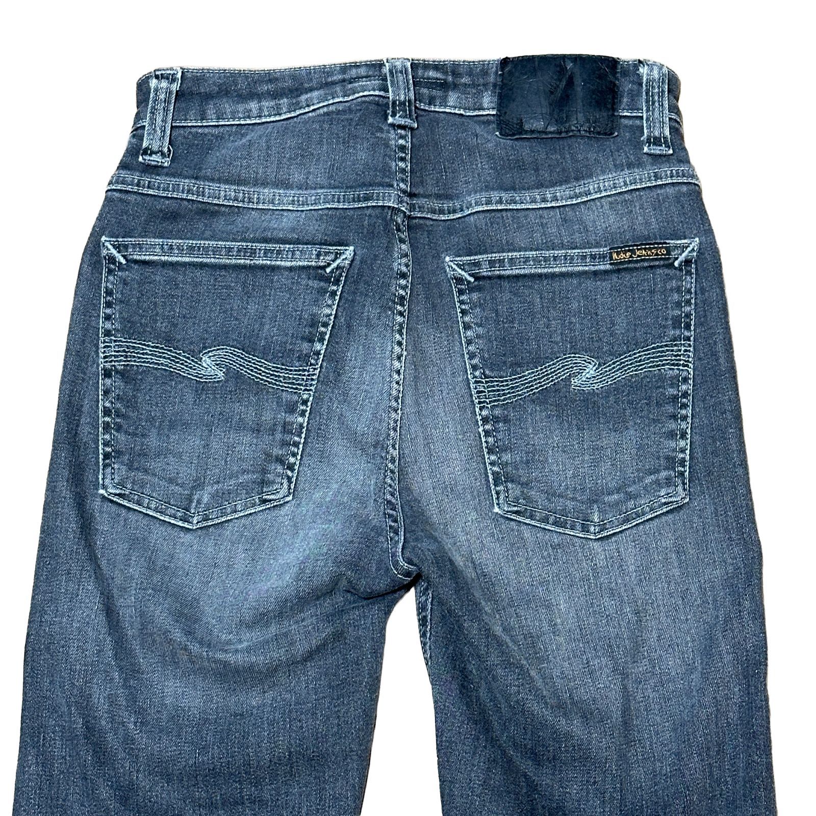 NUDIE JEANS HIGHTOP TILDE タイト スキニーデニム ブラック W28 