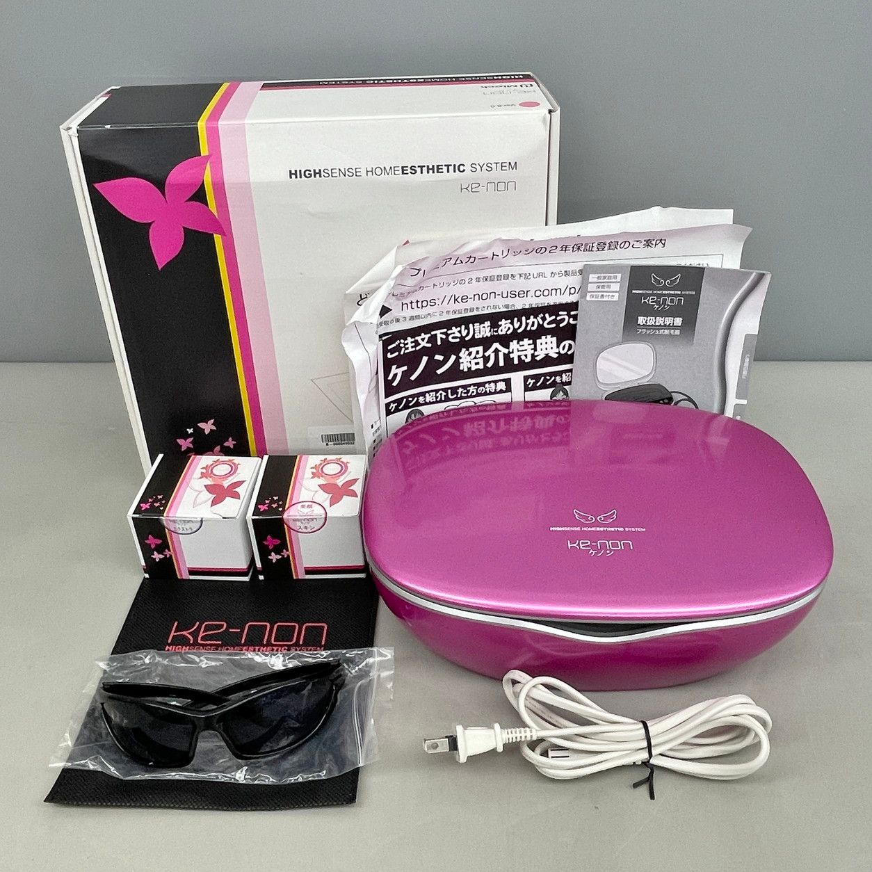 ケノン KE-NON エムテック 家庭用光脱毛器 NIPL-2080 ピンク Ver.8.0