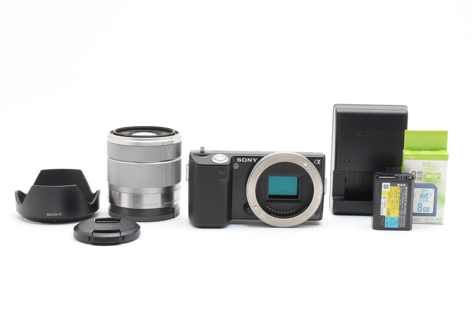 ☆良品☆ ショット数 1868回 ソニー SONY α NEX-5 + E 18-55mm F3.5