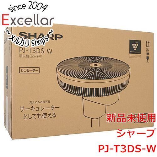 [bn:8] SHARP　プラズマクラスター扇風機　PJ-T3DS-W　ホワイト