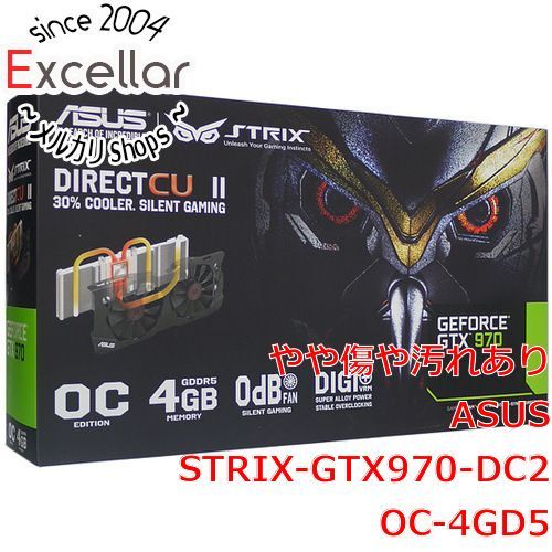bn:16] ASUS製グラボ STRIX-GTX970-DC2OC-4GD5 PCIExp 4GB 元箱あり