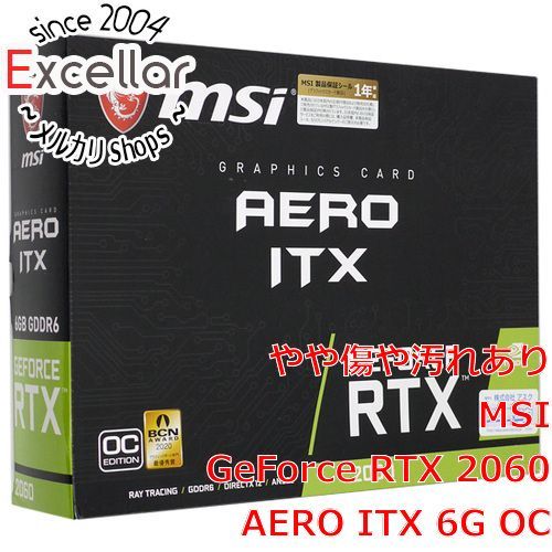 グラフィックボード・グラボ・ビデオカード MSI AERO ITX GeForce RTX 2060 GeForce RTX 2060 AERO ITX 6G OC | MSI グラフィックボード GeForce