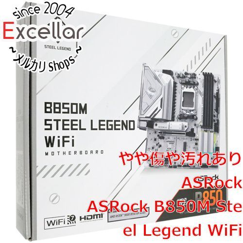 [bn:0] ASRock製 MicroATXマザボ　B850M Steel Legend WiFi　SocketAM5　訳あり 元箱あり