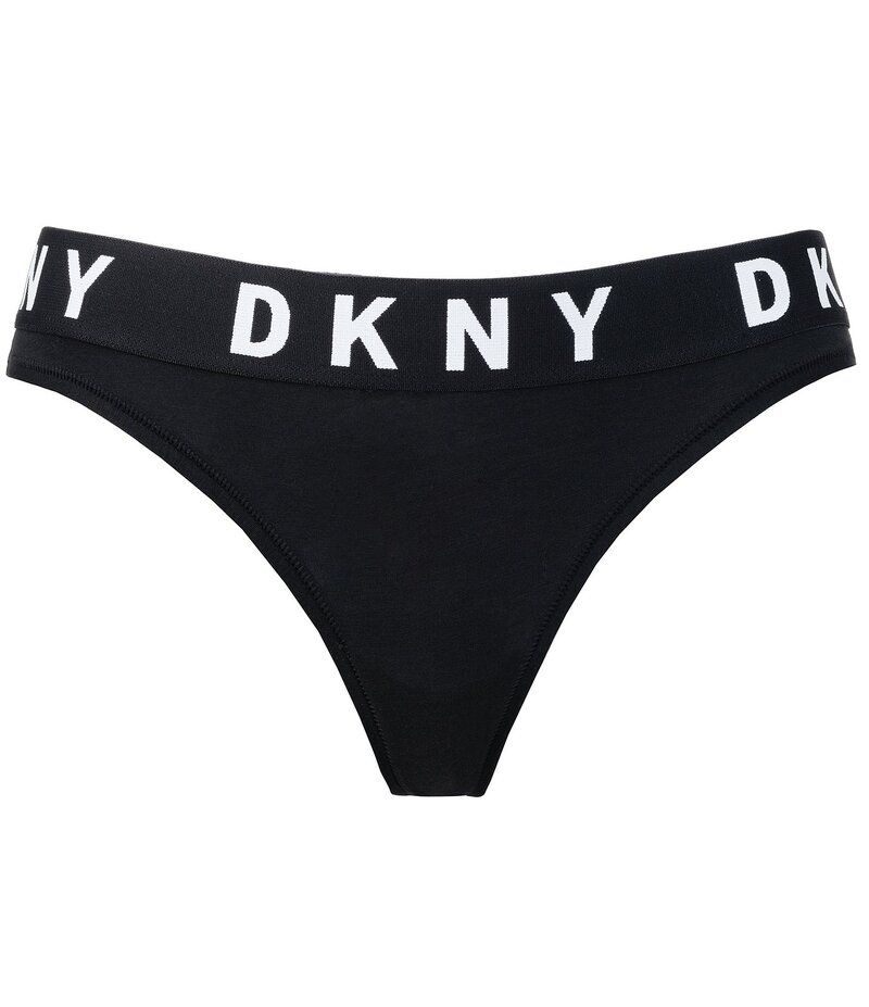 ダナキャラン レディース アンダーウェア パンツ ロゴ DKNY by Donna Karan Logo Bikini Panty BlackDK ブラック